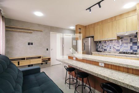 Sala/Cozinha de apartamento para alugar com 1 quarto, 35m² em Tatuapé, São Paulo