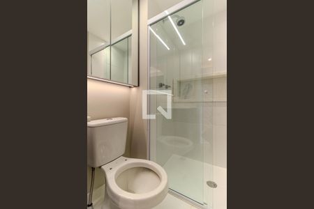 Banheiro de kitnet/studio à venda com 1 quarto, 26m² em Vila Buarque, São Paulo