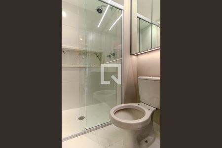 Banheiro de kitnet/studio à venda com 1 quarto, 26m² em Vila Buarque, São Paulo