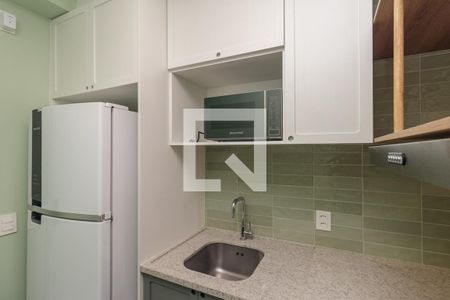 Studio à venda com 32m², 1 quarto e sem vagaCozinha