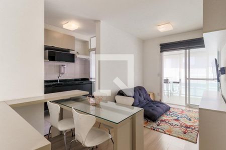 Sala de apartamento à venda com 1 quarto, 49m² em Campo Belo, São Paulo