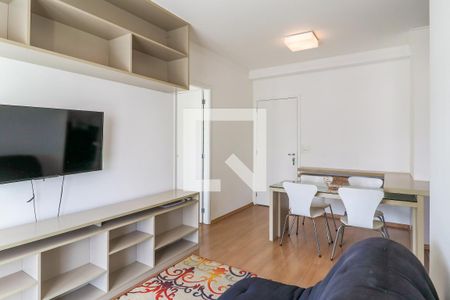 Sala de apartamento à venda com 1 quarto, 49m² em Campo Belo, São Paulo