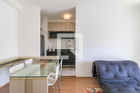 Sala de apartamento à venda com 1 quarto, 49m² em Campo Belo, São Paulo