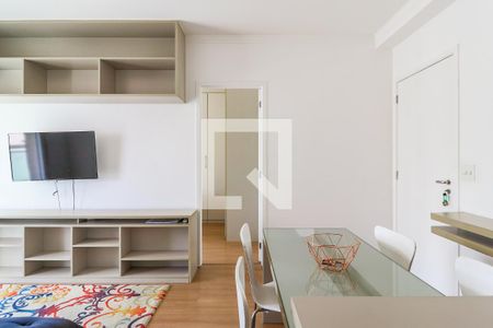 Sala de apartamento à venda com 1 quarto, 49m² em Campo Belo, São Paulo