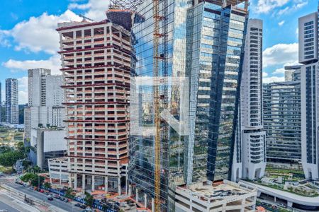 Vista da Sala de apartamento à venda com 2 quartos, 48m² em Vila São Francisco (zona Sul), São Paulo