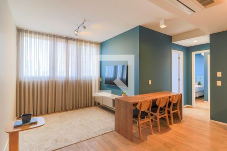 Sala de apartamento à venda com 2 quartos, 48m² em Vila São Francisco (zona Sul), São Paulo