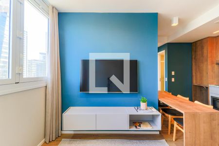 Sala de apartamento à venda com 2 quartos, 48m² em Vila São Francisco (zona Sul), São Paulo