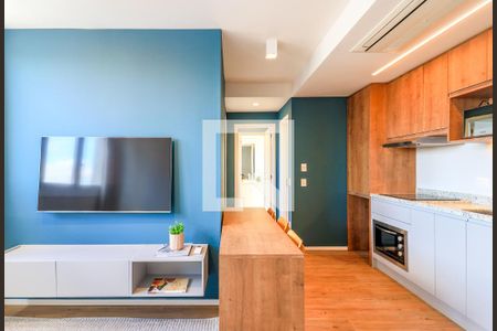 Sala de apartamento à venda com 2 quartos, 48m² em Vila São Francisco (zona Sul), São Paulo