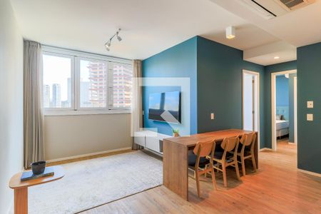 Sala de apartamento à venda com 2 quartos, 48m² em Vila São Francisco (zona Sul), São Paulo