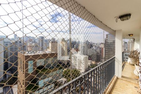 Vista/Varanda de apartamento para alugar com 2 quartos, 260m² em Cerqueira César, São Paulo