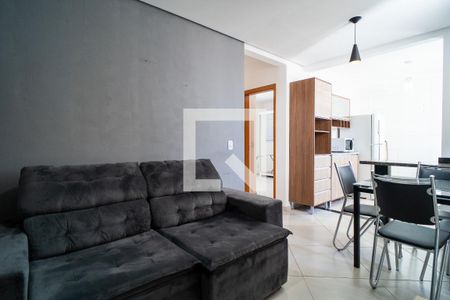 Sala de apartamento para alugar com 2 quartos, 49m² em Caguassu, Sorocaba