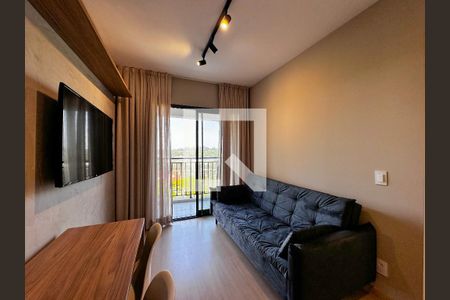 Sala de apartamento para alugar com 1 quarto, 33m² em Santo Amaro, São Paulo