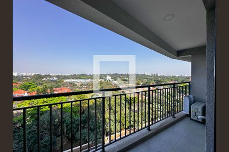 Sacada Sala de apartamento para alugar com 1 quarto, 33m² em Santo Amaro, São Paulo