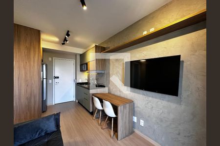 Sala de apartamento para alugar com 1 quarto, 33m² em Santo Amaro, São Paulo