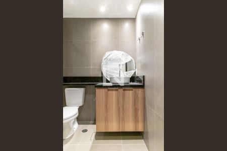 Banheiro de kitnet/studio para alugar com 1 quarto, 24m² em Vila Olímpia, São Paulo