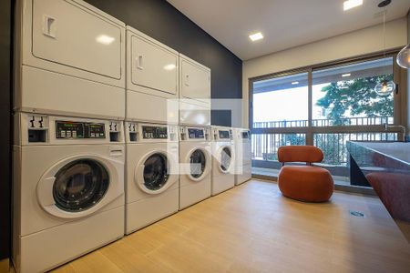 Studio para alugar com 30m², 1 quarto e sem vaga Studio para alugar com 30m², 1 quarto e sem vagaLavanderia