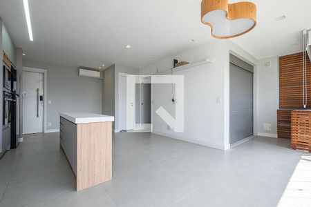Sala/Cozinha de apartamento para alugar com 1 quarto, 52m² em Jardim Vera Cruz, São Paulo
