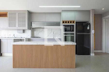 Sala/Cozinha de apartamento para alugar com 1 quarto, 52m² em Jardim Vera Cruz, São Paulo