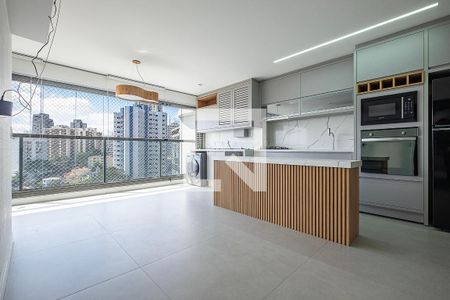 Sala/Cozinha de apartamento para alugar com 1 quarto, 52m² em Jardim Vera Cruz, São Paulo