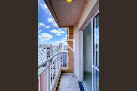 Varanda da Sala de apartamento à venda com 1 quarto, 32m² em Brás, São Paulo