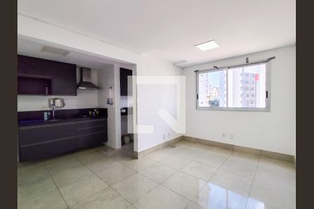 Sala de apartamento à venda com 2 quartos, 49m² em Lourdes, Belo Horizonte