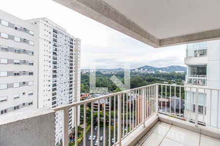 Varanda de apartamento à venda com 1 quarto, 48m² em Alphaville Empresarial, Barueri