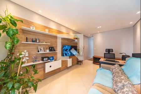 Sala de casa à venda com 3 quartos, 129m² em Vila Valparaíso, Santo André