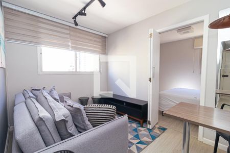 Sala de apartamento para alugar com 1 quarto, 36m² em Bela Vista, São Paulo