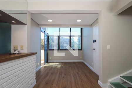 Sala de apartamento à venda com 1 quarto, 82m² em Paraíso do Morumbi, São Paulo