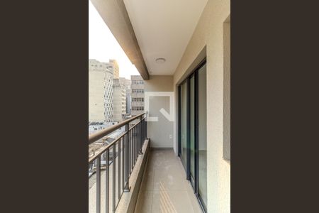 Varanda de kitnet/studio para alugar com 1 quarto, 28m² em República, São Paulo