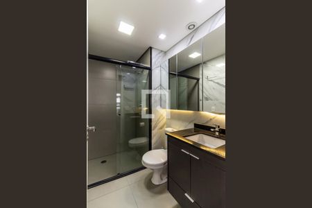 Studio para alugar com 29m², 1 quarto e sem vaga Studio para alugar com 29m², 1 quarto e sem vagaBanheiro