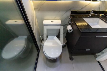 Studio para alugar com 29m², 1 quarto e sem vaga Studio para alugar com 29m², 1 quarto e sem vagaBanheiro