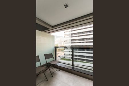 Varanda de kitnet/studio para alugar com 1 quarto, 29m² em República, São Paulo