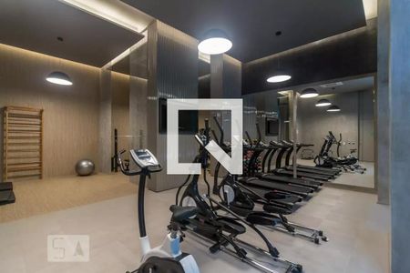 Studio para alugar com 29m², 1 quarto e sem vaga Studio para alugar com 29m², 1 quarto e sem vagaÁrea Comum - Academia