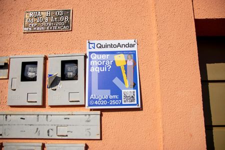 Plaquinha de casa para alugar com 2 quartos, 78m² em Res Havai, Goiânia
