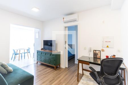 Sala de apartamento para alugar com 1 quarto, 53m² em Barra Funda, São Paulo