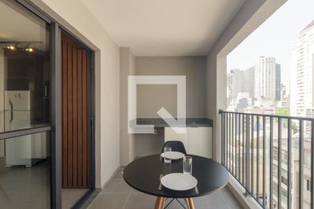 Varanda de apartamento para alugar com 1 quarto, 37m² em Vila Buarque, São Paulo