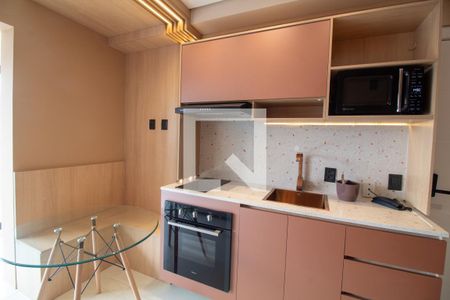 Cozinha de kitnet/studio para alugar com 1 quarto, 37m² em Jardim das Acácias, São Paulo