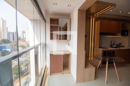 Varanda de kitnet/studio para alugar com 1 quarto, 37m² em Jardim das Acácias, São Paulo
