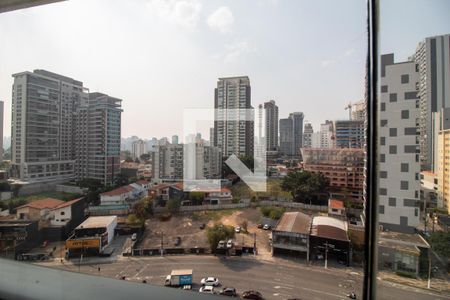Varanda - Vista de kitnet/studio para alugar com 1 quarto, 37m² em Jardim das Acácias, São Paulo