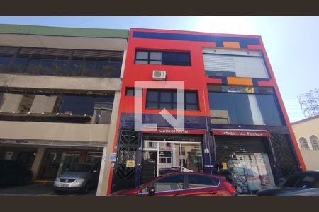 Studio para alugar com 36m², 1 quarto e sem vagaFachada + Plaquinha