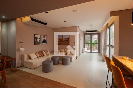 Studio para alugar com 25m², 1 quarto e sem vaga Studio para alugar com 25m², 1 quarto e sem vagaÁrea comum - Salão de festas