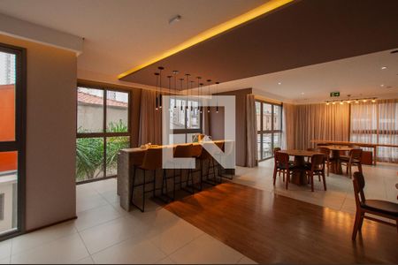 Studio para alugar com 25m², 1 quarto e sem vaga Studio para alugar com 25m², 1 quarto e sem vagaÁrea comum - Salão de festas