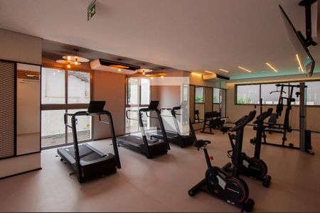 Studio para alugar com 25m², 1 quarto e sem vaga Studio para alugar com 25m², 1 quarto e sem vagaÁrea comum - Academia