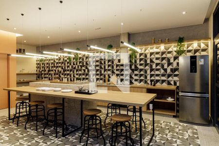 Studio para alugar com 34m², 1 quarto e sem vagaÁrea comum - Salão de festas