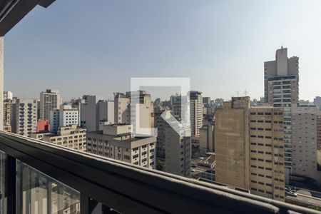 Studio para alugar com 34m², 1 quarto e sem vagaVaranda