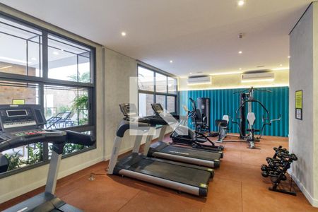 Studio para alugar com 34m², 1 quarto e sem vagaÁrea comum - Academia