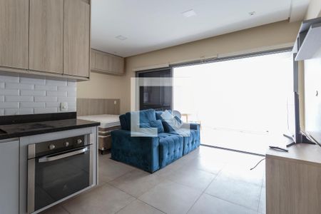 Sala/Quarto de kitnet/studio para alugar com 1 quarto, 45m² em Indianópolis, São Paulo