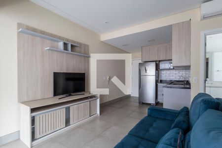 Sala/Quarto de kitnet/studio para alugar com 1 quarto, 45m² em Indianópolis, São Paulo