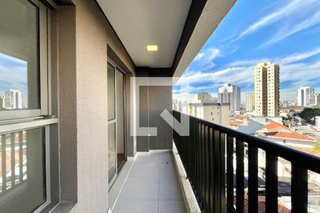 Varanda da Sala de apartamento para alugar com 2 quartos, 48m² em Vila Guarani (z Sul), São Paulo